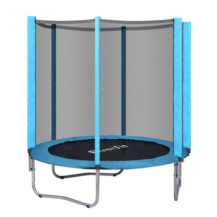 Everfit Trampoline 6FT Kids Trampolines Safety Net Pad Round Blue.