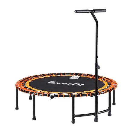 Everfit 48inch Fitness Foldable Trampoline Jumping Rebounder Home Gym Handrail.