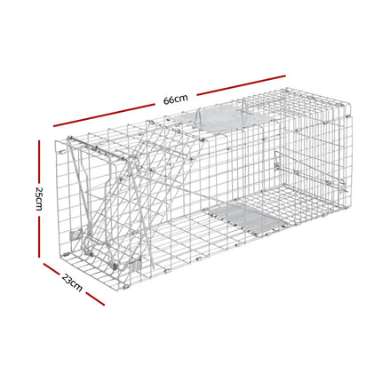 Gardeon 2x Animal Trap Cage Possum 66x23cm.