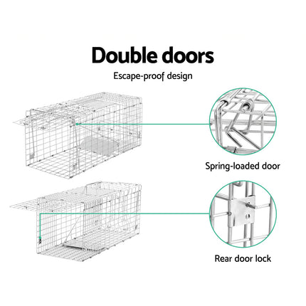 Gardeon 2x Animal Trap Cage Possum 66x23cm.