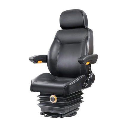 Giantz Tractor Seat Forklift Excavator Truck Universal Backrest Chair PU Leather.