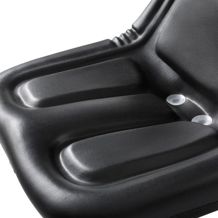 Giantz Tractor Seat Forklift Excavator Universal Backrest Truck Chair PU Leather.