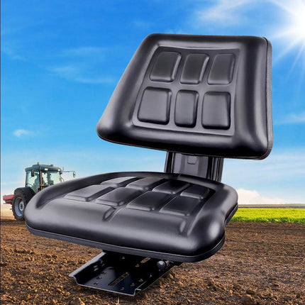 Giantz Tractor Seat Forklift Excavator Truck Universal Replacement PU Chair.