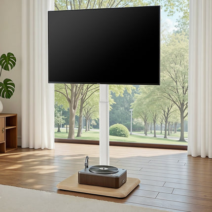 Artiss TV Stand 24-55" Swivel Height Adjustable Floor Mount for TVs.