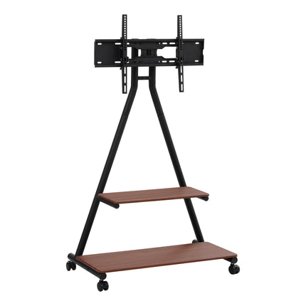 Artiss Mobile TV Stand Rolling Cart Wheels 32-75" Heavy Duty 133kg Mount Bracket.