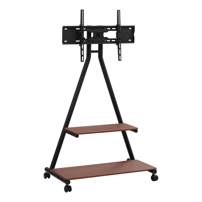 Artiss Mobile TV Stand Rolling Cart Wheels 32-75" Heavy Duty 133kg Mount Bracket.