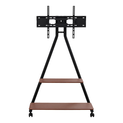 Artiss Mobile TV Stand Rolling Cart Wheels 32-75" Heavy Duty 133kg Mount Bracket.