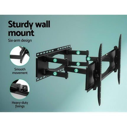 Artiss TV Wall Mount Bracket for 32"-80" LED LCD Full Motion Dual Strong Arms.