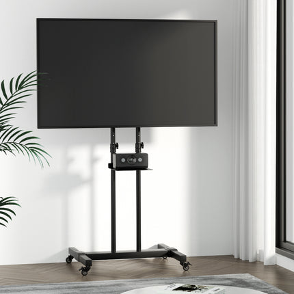 Artiss Mobile TV Stand for 23"-65" TVs Mount Bracket Portable Solid Trolley Cart.