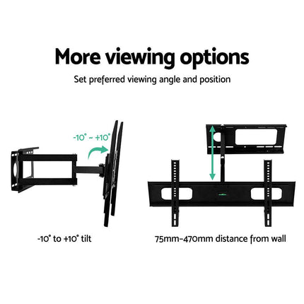 Artiss TV Wall Mount Bracket for 32"-70" LED LCD TVs Full Motion Strong Arms.