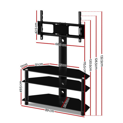 Artiss TV Stand Mount Bracket for 32"-60" LED LCD 3 Tiers Storage Floor Shelf.