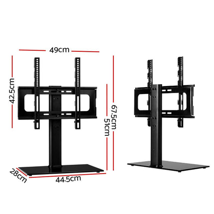 Artiss TV Stand Mount Bracket for 32"-55" LED LCD Swivel Tabletop Desktop Plasma.