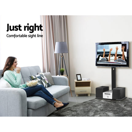 Artiss TV Stand Mount Bracket for 32"-70" LED LCD Glass Storage Floor Shelf.