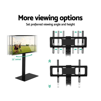 Artiss TV Stand Mount Bracket for 32"-70" LED LCD Glass Storage Floor Shelf.