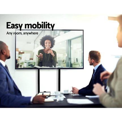 Artiss Mobile TV Stand for 32"-65" TVs Mount Bracket Portable Shelf Trolley Cart.