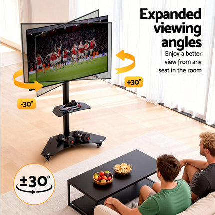 Artiss 40-100" TV Stand Mount Bracket Universal Adjustable Height with Wheels.