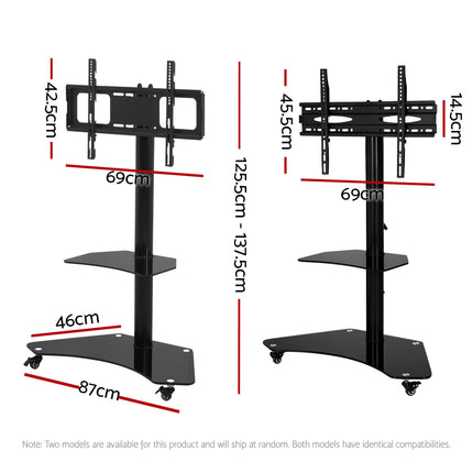 Artiss Mobile TV Stand for 32"-70" TVs Mount Bracket Portable Solid Trolley Cart.