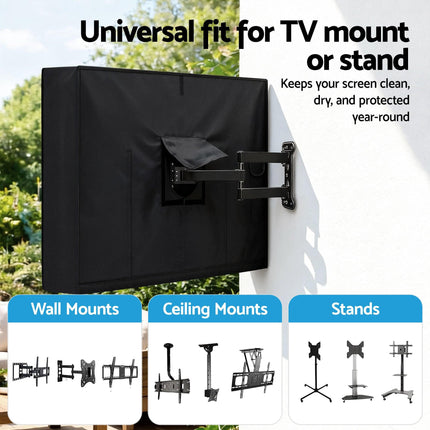 Artiss 40-43 Inch TV Cover Waterproof Outdoor Patio Flat Television Protector.