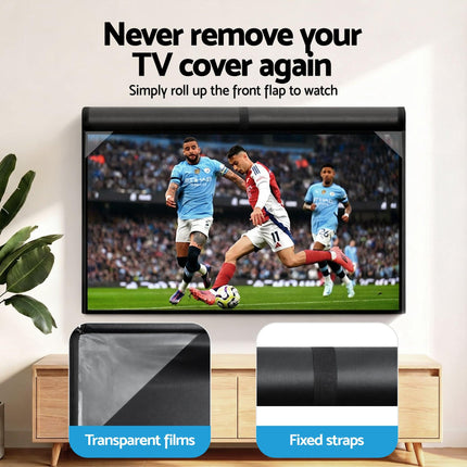 Artiss 55-58 Inch TV Cover Waterproof Outdoor Patio Flat Television Protector.