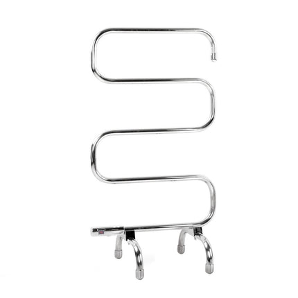 Devanti Electric Heated Towel Rail Rack 5 Bars Freestanding Clothes Dry Warmer.