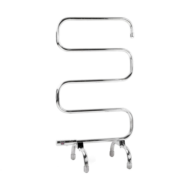 Devanti Electric Heated Towel Rail Rack 5 Bars Freestanding Clothes Dry Warmer.