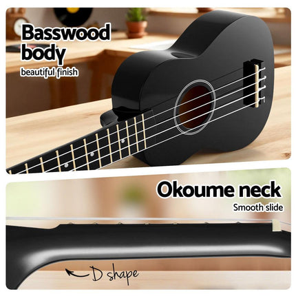 Alpha Ukulele 21 Inch Basswood Beginner.