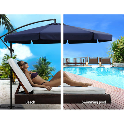 Gardeon 2PC Adirondack Outdoor Chairs Wooden Sun Lounge Patio Furniture Garden Natural.
