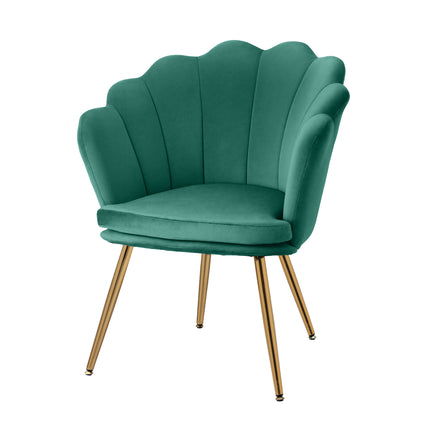 Artiss Armchair Velvet Green Callista.
