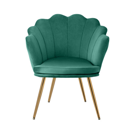 Artiss Armchair Velvet Green Callista.