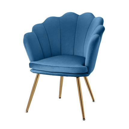 Artiss Armchair Velvet Blue Callista.