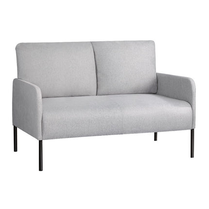 Artiss Armchair 2-Seater Sofa Pillow Linen Grey.