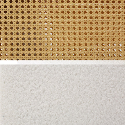 Artiss Armchair Rocking Chair Boucle Rattan White.