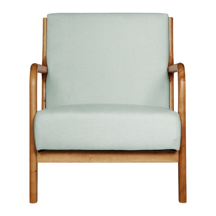 Artiss Armchair Fabric Grey Olive.