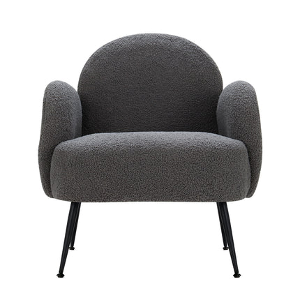 Artiss Armchair Boucle Charcoal Hanes.