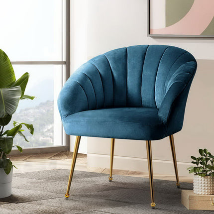 Artiss Armchair Velvet Pink Eloise.
