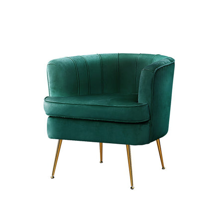 Artiss Armchair Velvet Blue Norvia.