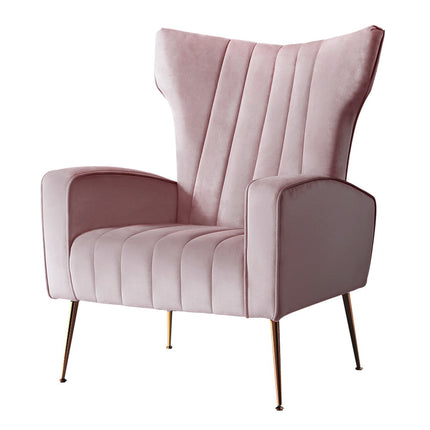 Artiss Armchair Green Velvet Caroline.
