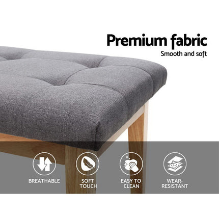 Artiss Bed Frame Double Size White NEO.