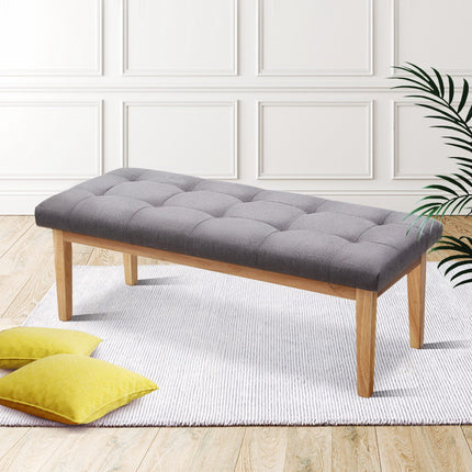Artiss Bed Frame Double Size White NEO.