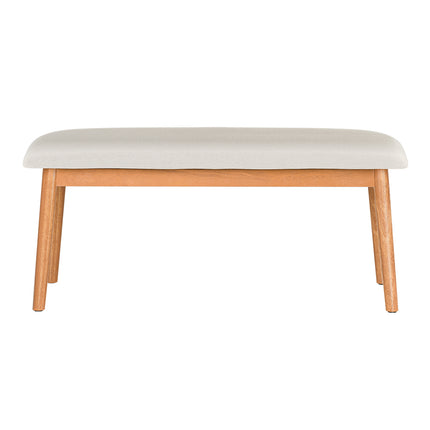 Artiss Dining Bench Upholstery Seat Wooden Chair 106cm.