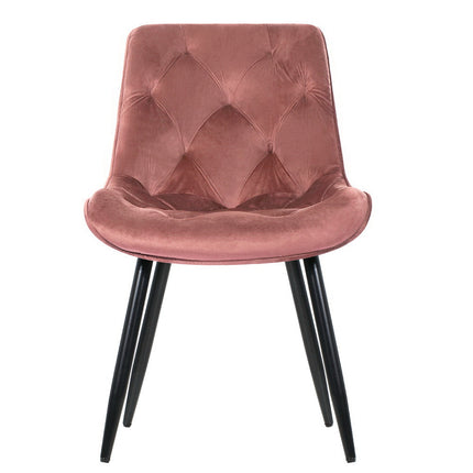 Artiss Dining Chairs Set of 2 PU Leather Plastic Metal White.
