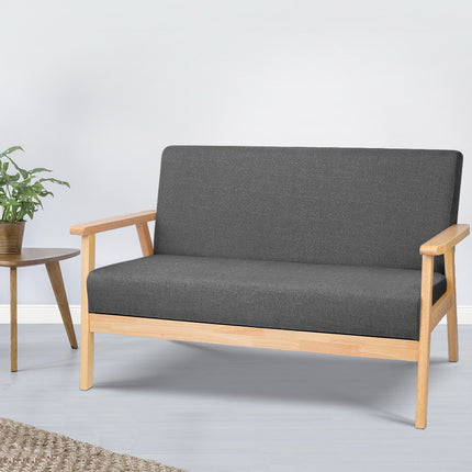 Artiss 2-Seater Sofa Armchair Skane.