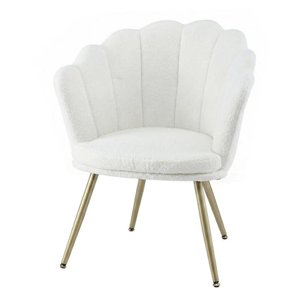 Artiss Armchair Teddy Fleece White Callista.