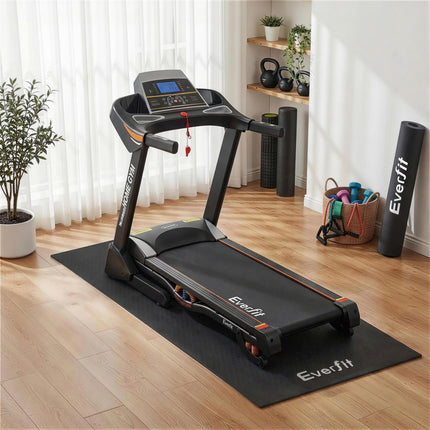 Everfit Exercise Equipment Mat Treadmill Floor Rug Home Gym Bike Fitness Yoga 2M.