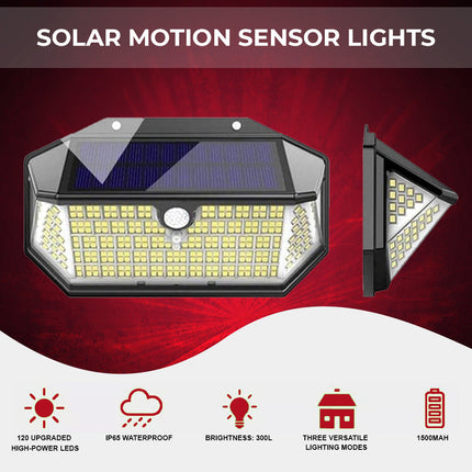 Dimnezz 5-Sided Human Induction Outdoor Garden LED Lamp.