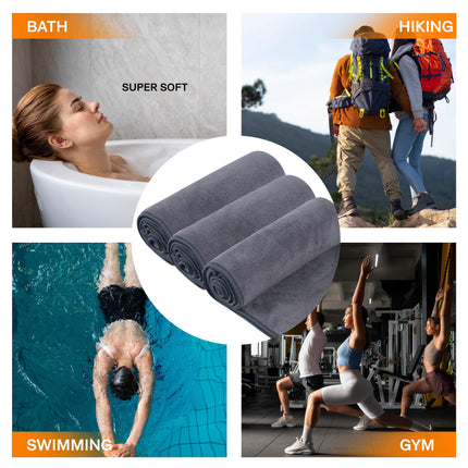 Gymeek Microfiber Gym Towel Set of 3.