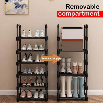 Hivvago 6 Tiers Shoe Rack Storage Organizer Shelf Adjustable Space Saver.