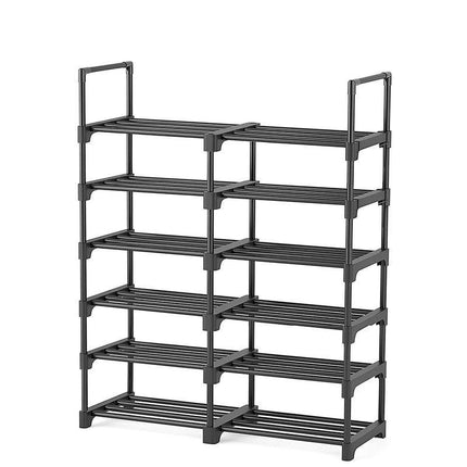 Hivvago 6 Tiers Shoe Rack Storage Organizer Shelf Adjustable Space Saver.