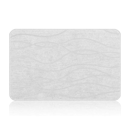 Hivvago Diatomaceous Earth Stone Bath Mat Fast Drying Non Slip Bathroom Mat.