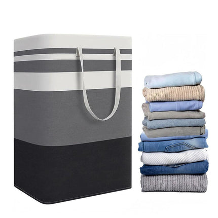 Hivvago 2-Pack Large Waterproof Laundry Baskets with Handles.